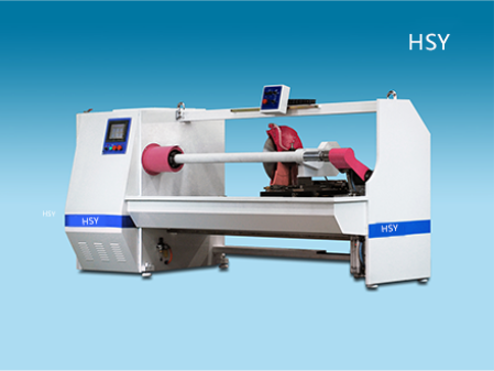 Self-adhesive slitting machine
